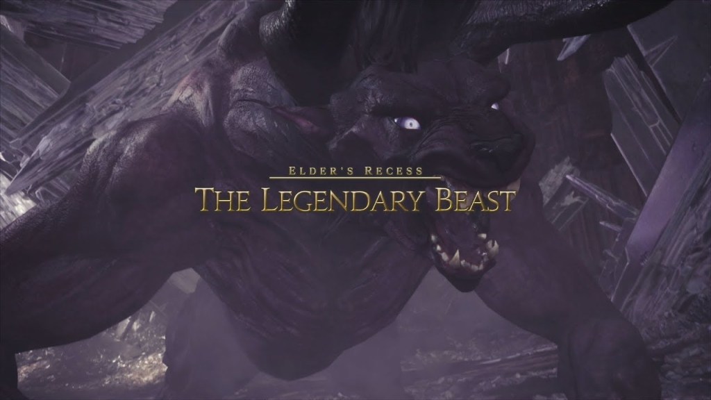 Il Behemoth da Final Fantasy XIV nella missione a lui dedicata in Monster Hunter World per creare la Drachen