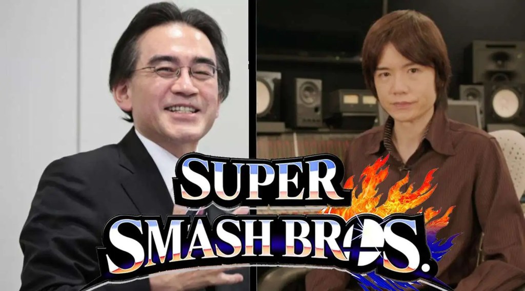 Masahiro Sakurai, creatore di Kirby e Smash Bros, con Satoru Iwata